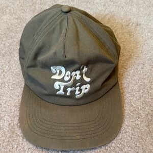 Don't Trip Olive Green Cap